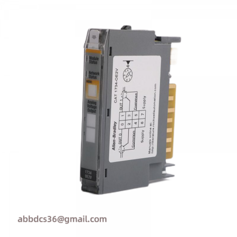 AB 1734-OE2V Analog Voltage Output Module: Precision Control for Industrial Automation