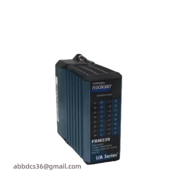 FOXBORO FBM239 P0927AG: Precise Voltage Monitoring for Industrial Control Systems
