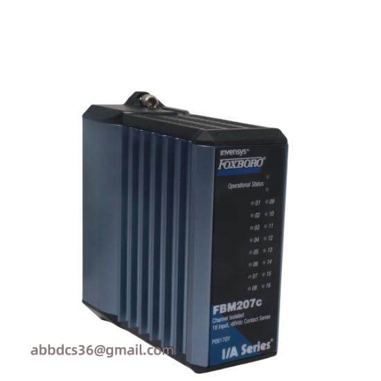 Invensys Foxboro FBM207 CP0917MF 16-Channel Voltage Monitor Module