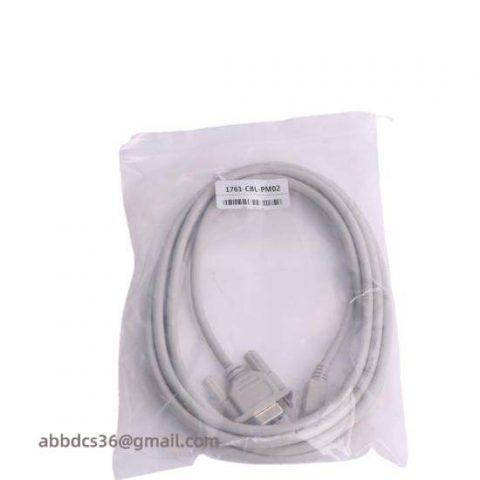 Rockwell Automation 1761-CBL-PM02, 8-pin Mini DIN to 9-pin D Shell RS232 Cable, Communication Module