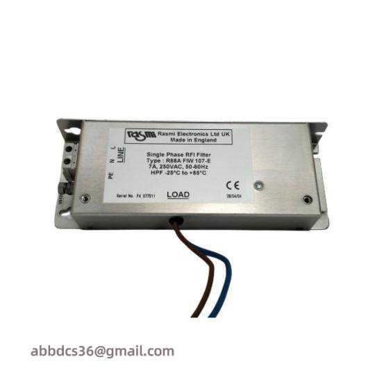 Omron R88A FIW 107-E RFI Filter, Advanced Protection for Industrial Automation Systems