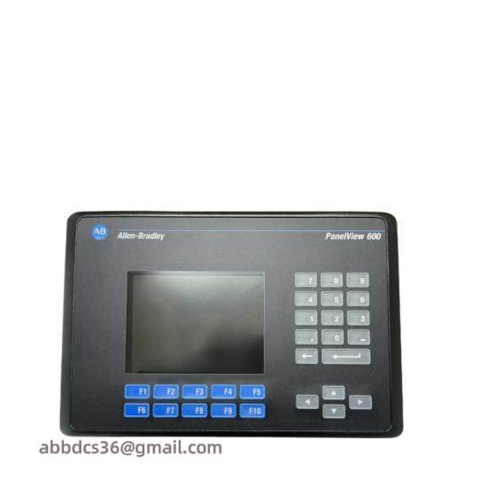 Allen-Bradley 2711-K6C16 PanelView 600 Color Keypad RS-232 (DF1) RS-232 Print AC