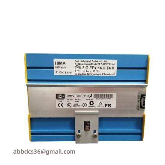 Hima F3 DIO 8/8 01 | Hiamtrix F3 DIO 8/8 01 Control Module