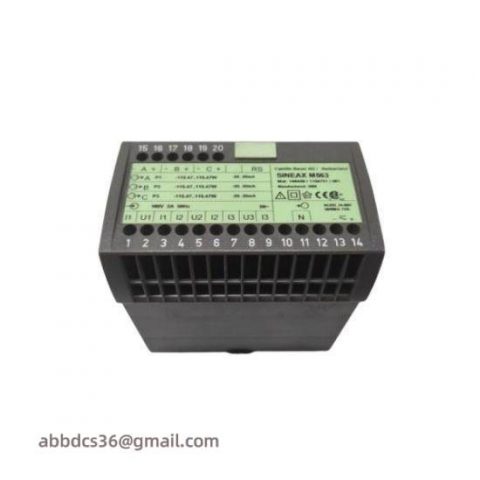 GMC SINEAX M563 Analog Output Module, Precision Control Solutions