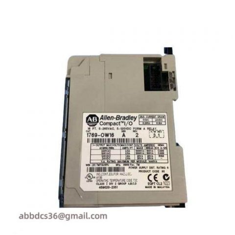 Allen Bradley 1769-OW16 - Modular Control System for Enhanced Efficiency