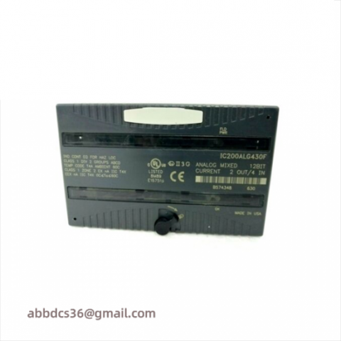 GE FANUC IC200ALG430F Analog Mixed Module: Precise Control for Industrial Automation