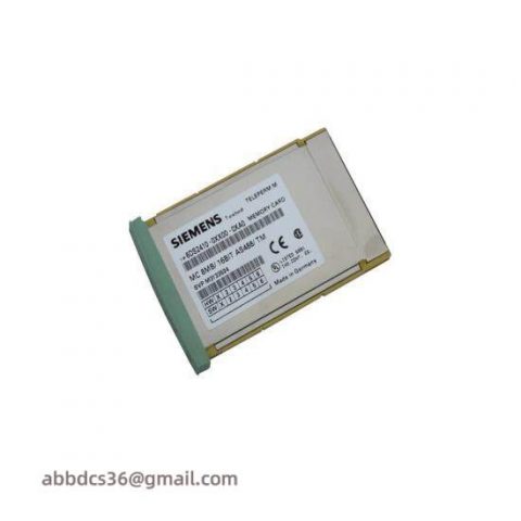 Siemens 6DS2410 Series Memory Card - For Advanced Automation Solutions