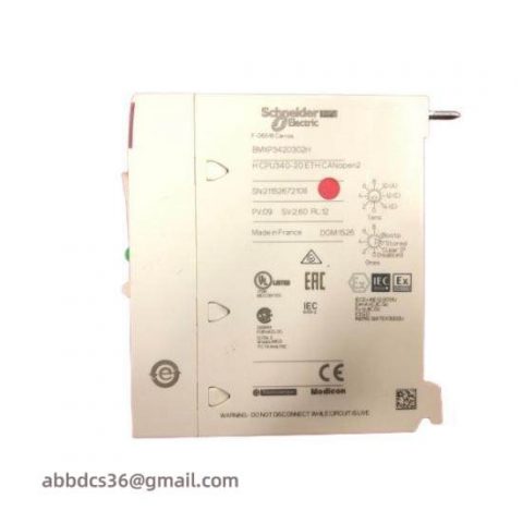 Schneider 490NAC72100 Modicon Quantum PLC Module, Control Automation System Component