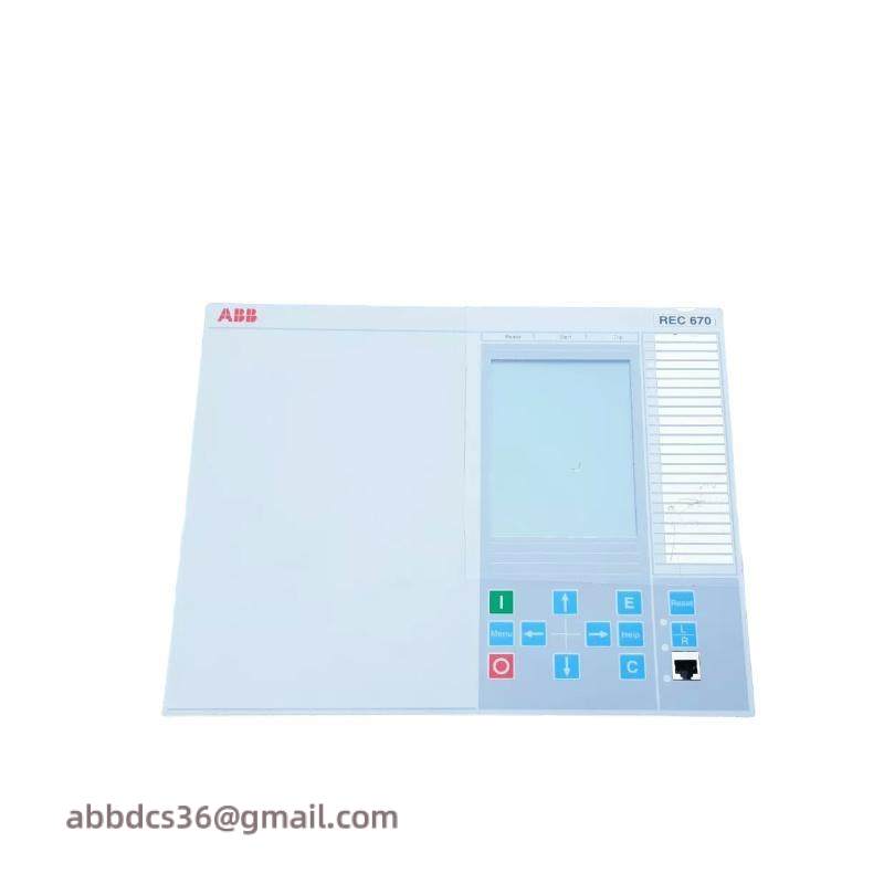 abb_rec670_1mrk000008-nb_rec670_bay_control_display.jpg ABB REC670 1MRK002814-AB Protection Relay Module