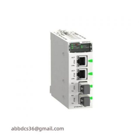Schneider Electric's BMXNRP0201 Fiber Optic Converter Module for Industrial Automation